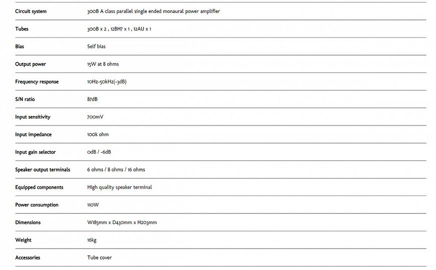 Монофонический усилитель мощности Triode TRX-P300M