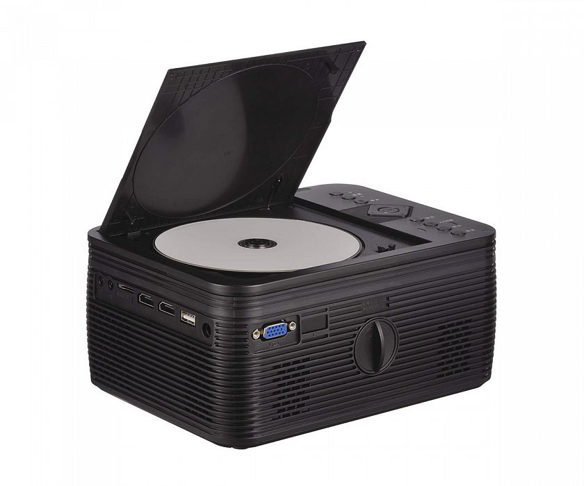 Проектор с DVD-плеером Green House GH-DVPJA-BK