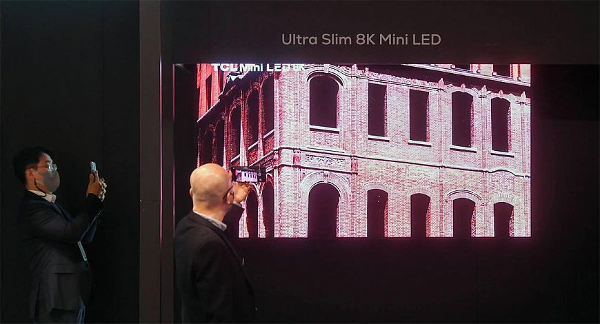 8К-телевизор TCL Ultra Slim с диагональю экрана 85 дюймов