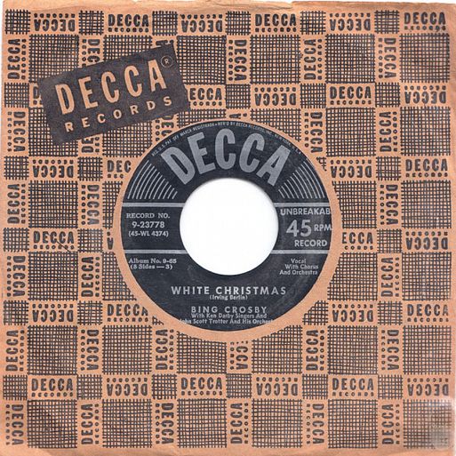 EP Bing Crosby ‎/ White Christmas (God Rest Ye Merry Gentlemen)