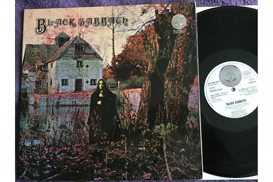 8. Black Sabbath – Black Sabbath, английский первый пресс