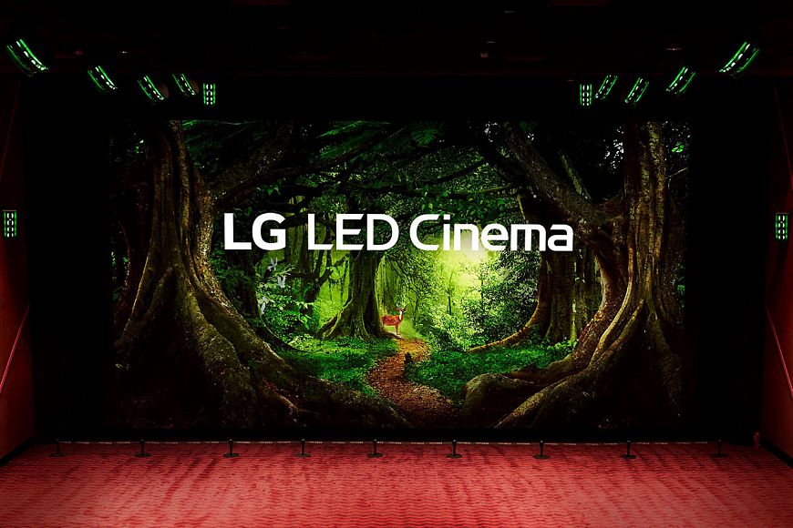 Кинотеатр LG с экраном на светодиодах LG LED Cinema