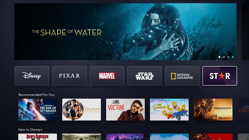 Disney+ Star — фильмы и сериалы в 4K Dolby Vision