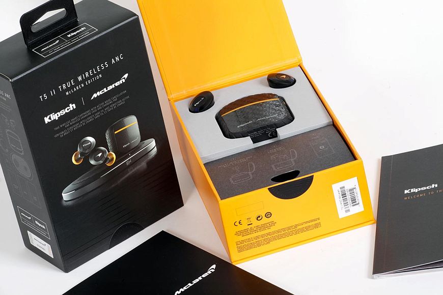 Наушники Klipsch T5 II TW ANC McLaren Edition