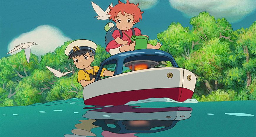 6. Рыбка Поньо на утесе / Gake no Ue no Ponyo (2008)