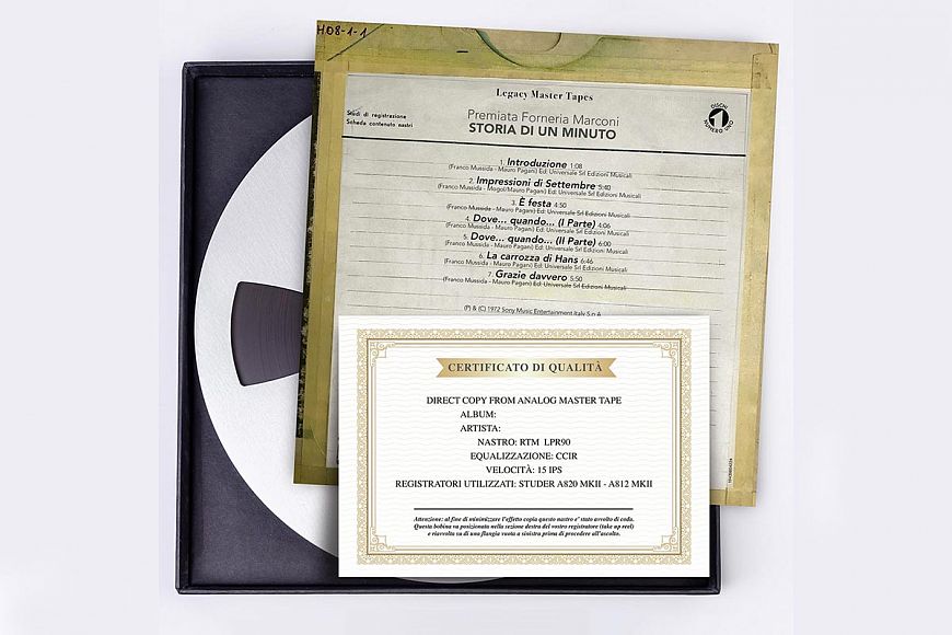 Sony Entertainment Italy предлагает мастер-ленты