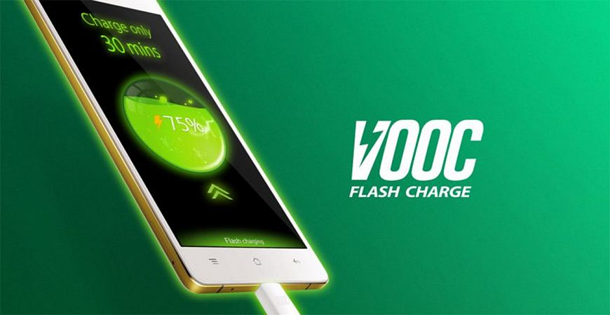 OPPO делится технологией быстрой зарядки