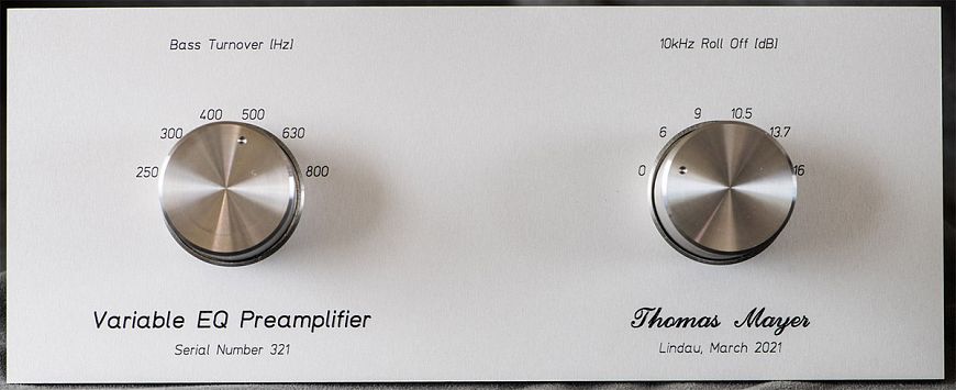 VinylSavor VarEQ — фонокорректор с регулируемой кривой коррекции