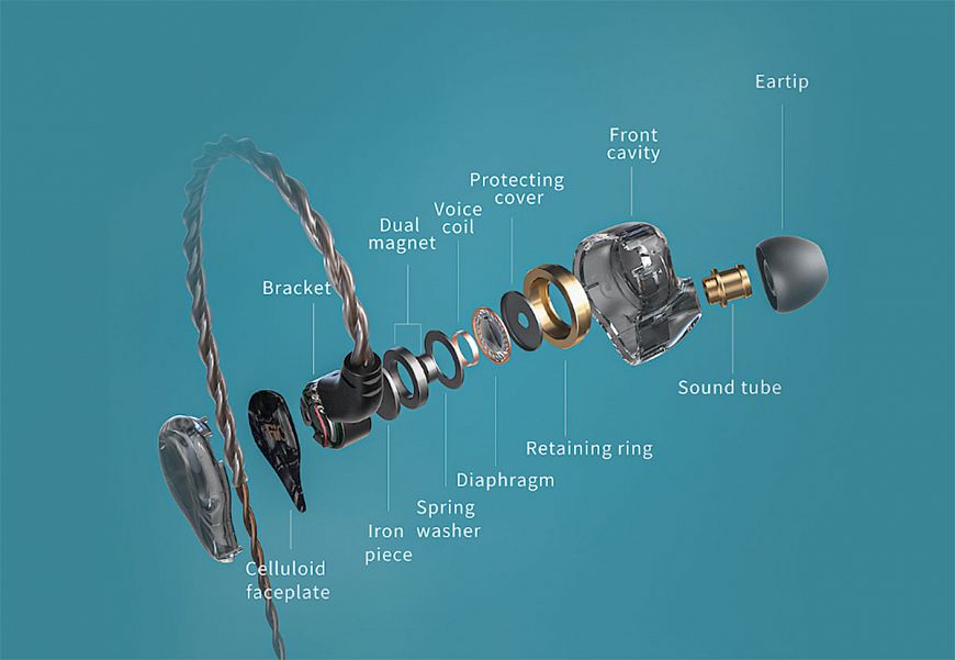 Внутриканальные наушники с бериллиевыми излучателями FiiO FD1