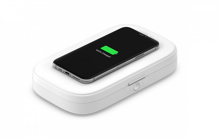 Станция беспроводной зарядки Belkin UV Sanitizer + Wireless Charger