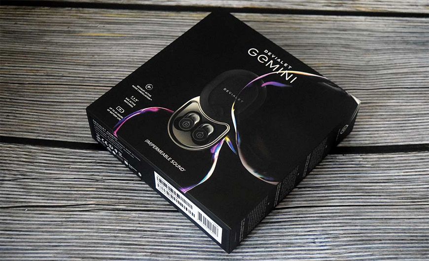 Внутриканальные TWS-наушники Devialet Gemini