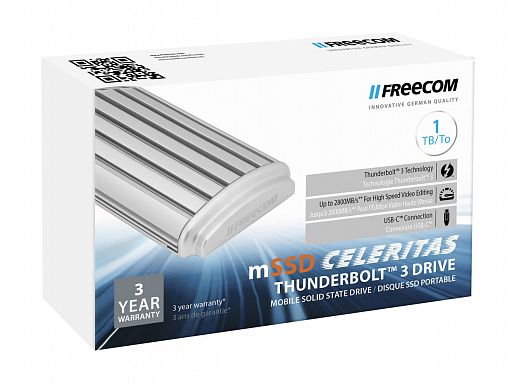 Внешний накопитель Freecom mSSD Celeritas Thunderbolt 3