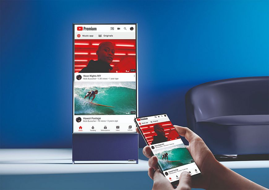 Интерьерный телевизор Samsung The Sero