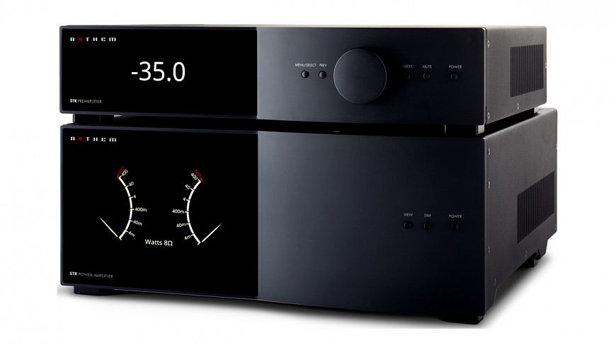 3. Расположение источника на верхней панели усилителя