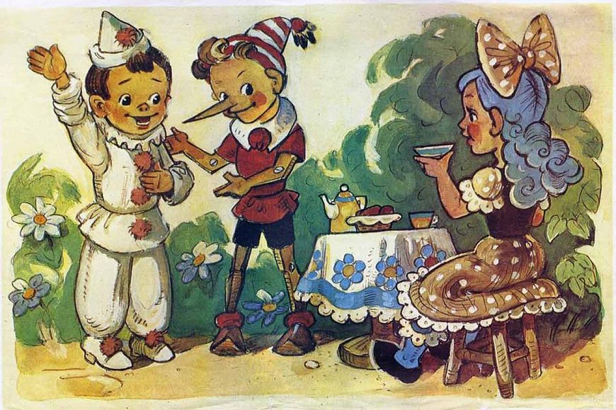 Как Пиноккио превратился в Буратино