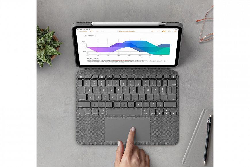 Клавиатура-чехол с трекпадом Logitech Combo Touch