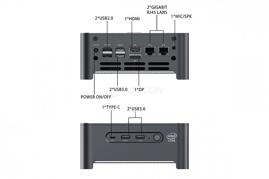 Неттоп TOPTON c восьмиядерным процессором Intel i9 с частотой до 5,3 ГГц