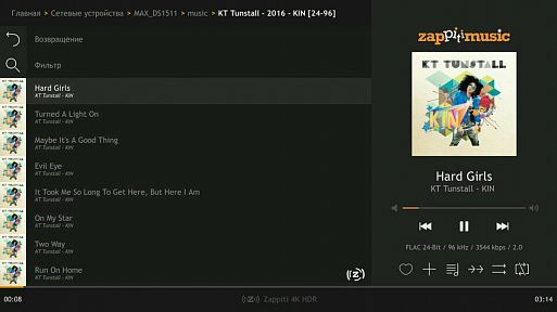 Мульимедийный проигрыватель Zappiti Pro 4K HDR