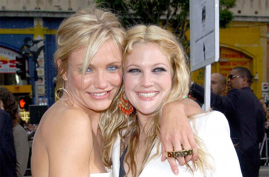 Дрю Бэрримор и Кэмерон Диаз