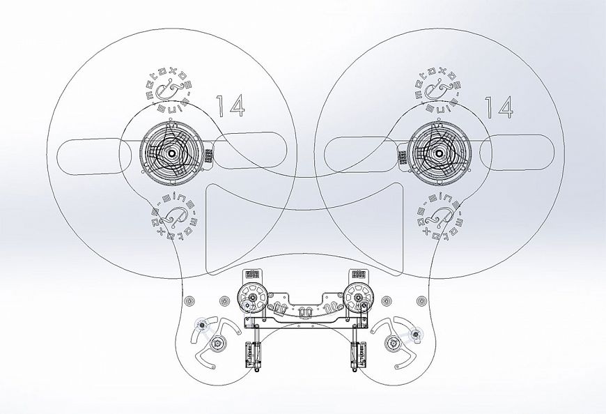 Катушечный магнитофон Metaxas Papillon